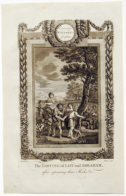 The Parting of Lot and Abraham, after seperating [sic] their Flocks, &c.